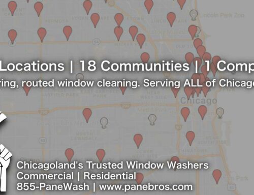 Pane Bros. specializes in performing commercial window washing services